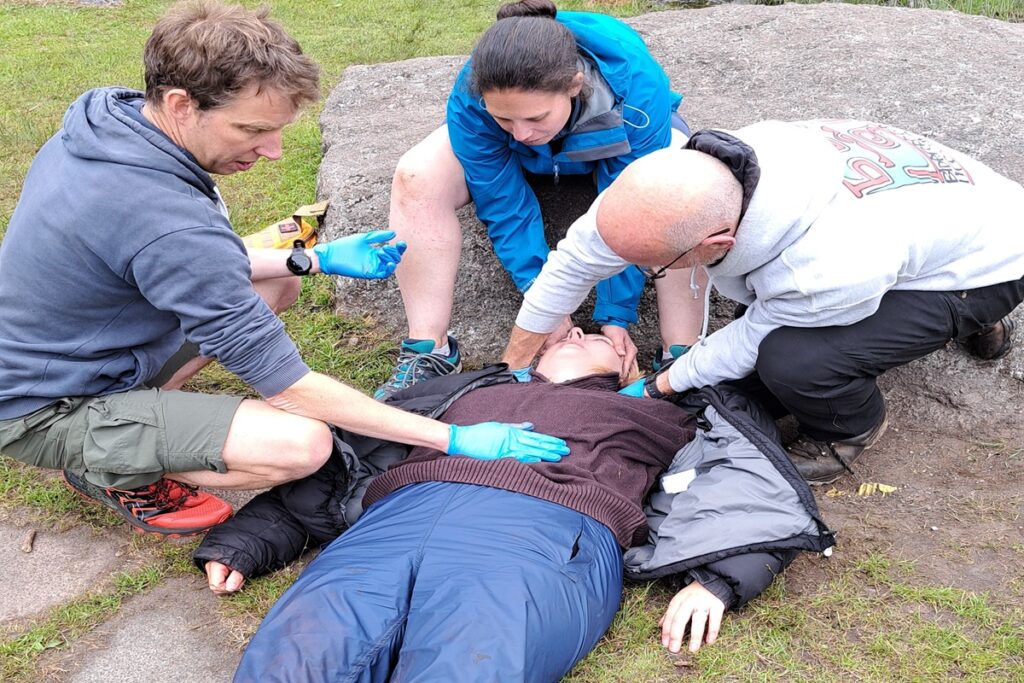 Outdoor First Aid courses in Devon, Dartmoor & Cornwall